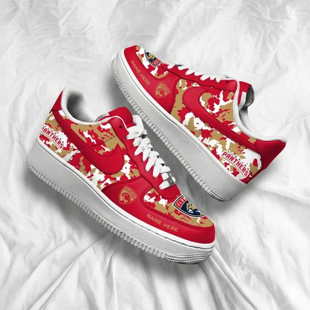 [PUCK DROP DEAL] NEW CUSTOMIZED NHL01 FPT FLORIDA PANTHERS AF1 SHOES