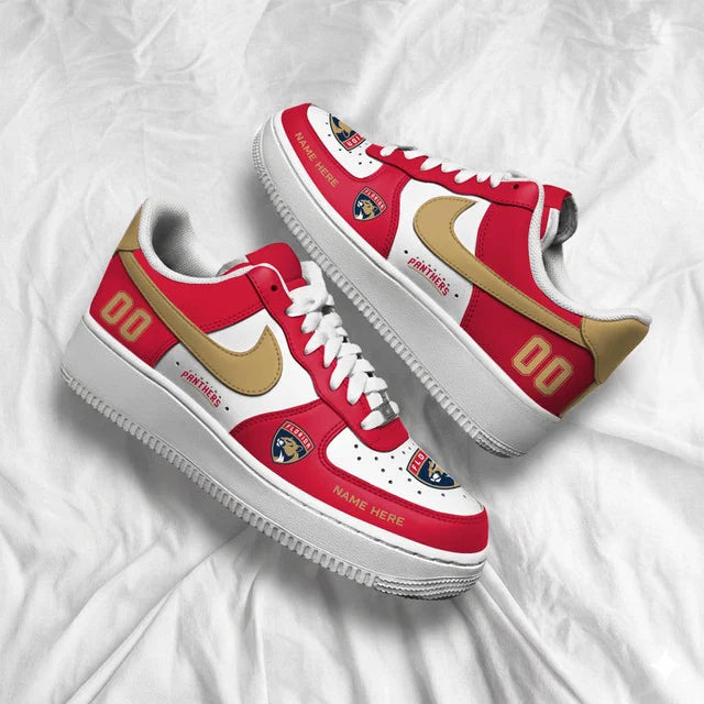 [PUCK DROP DEAL] NEW CUSTOMIZED NHL01 FPT FLORIDA PANTHERS AF1 SHOES