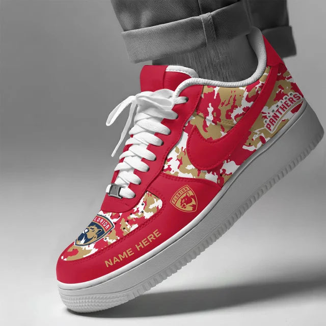 [PUCK DROP DEAL] NEW CUSTOMIZED NHL01 FPT FLORIDA PANTHERS AF1 SHOES