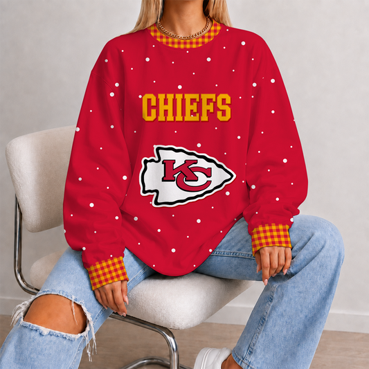 [TOUCHDOWN DEAL] NEW CUSTOMIZED NFL01 KCC KANSAS CITY CHIEFS UNISEX SWEATSHIRT