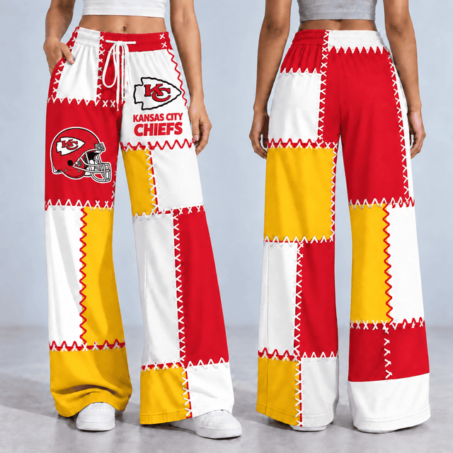 [TOUCHDOWN DEAL] NEW CUSTOMIZED NFL01 KCC THE CHIEFS LONG PANTS