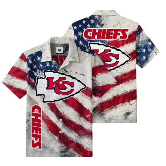 [TOUCHDOWN DEAL] NEW CUSTOMIZED NFL01 KCC KANSAS CITY CHIEFS UNISEX HAWAIIAN SHIRT