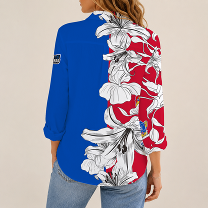 [SLAM DUNK DEAL] NEW CUSTOMIZED NCAA MAM01 KSJ KANSAS JAYHAWKS STRAPPY WOMEN CASUAL SHIRT