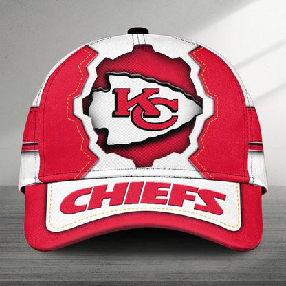 [TOUCHDOWN DEAL] NEW CUSTOMIZED NFL01 KCC KANSAS CITY CHIEFS CLASSIC CAP