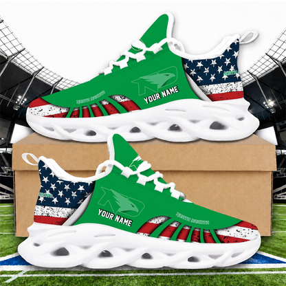 [PUCK DROP DEAL] NEW CUSTOMIZED NCAA MFF01 NFH NORTH DAKOTA FIGHTING HAWKS UNISEX CLUNKY SNEAKERS