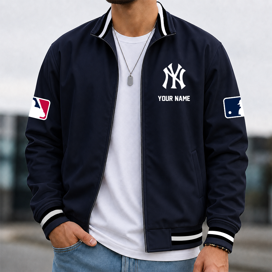 [HOMERUN DEAL] NEW CUSTOMIZED MLB01 NYY NEW YORK YANKEES MULTICOLOR MEN'S CASUAL JACKET