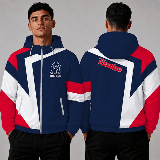 [HOMERUN DEAL] NEW CUSTOMIZED MLB01 NYY NEW YORK YANKEES WINDBREAKER JACKET