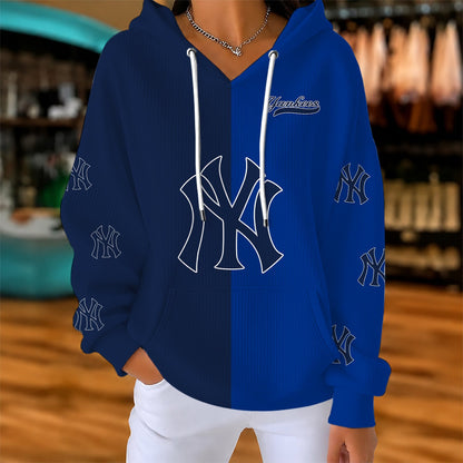 [HOMERUN DEAL] NEW CUSTOMIZED MLB01 NYY NEW YORK YANKEES RIBBED HOODIE & SWEATSHIRT
