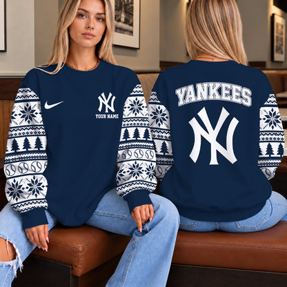 [HOMERUN DEAL] NEW CUSTOMIZED MLB01 NYY THE YANKEES UNISEX SWEATSHIRT