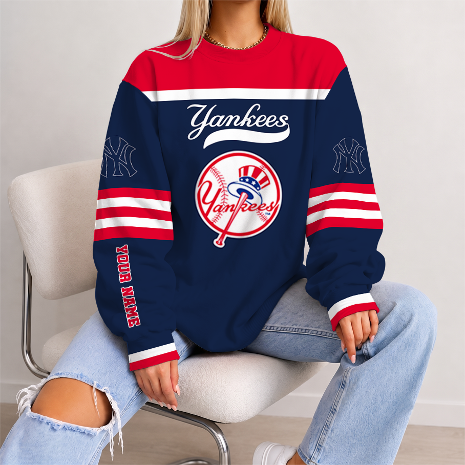 [HOMERUN DEAL] NEW CUSTOMIZED MLB01 NYY NEW YORK YANKEES UNISEX SWEATSHIRT