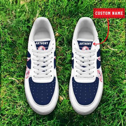 [HOMERUN DEAL] NEW CUSTOMIZED MLB01 NYY NEW YORK YANKEES AF1 SHOES