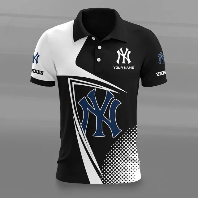 [HOMERUN DEAL] NEW CUSTOMIZED MLB01 NYY NEW YORK YANKEES POLO SHIRT