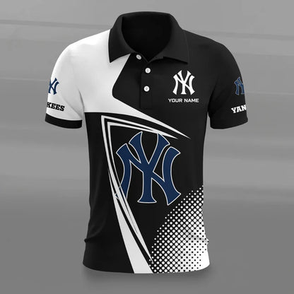 [HOMERUN DEAL] NEW CUSTOMIZED MLB01 NYY NEW YORK YANKEES POLO SHIRT