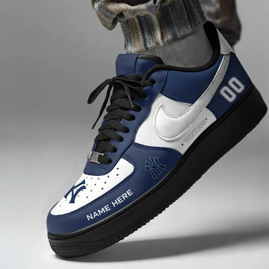 [HOMERUN DEAL] NEW CUSTOMIZED MLB01 NYY NEW YORK YANKEES AF1 SHOES