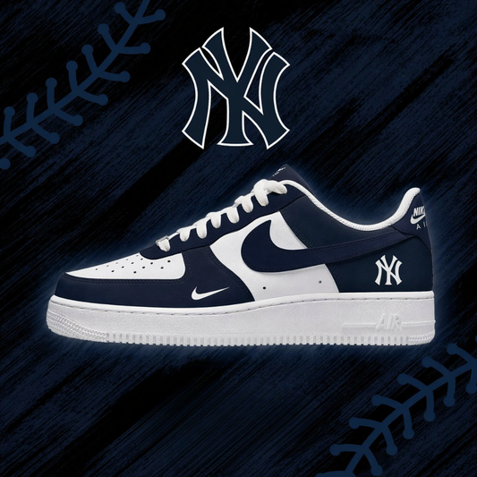 [HOMERUN DEAL] NEW CUSTOMIZED MLB01 NYY NEW YORK YANKEES AF1 SHOES