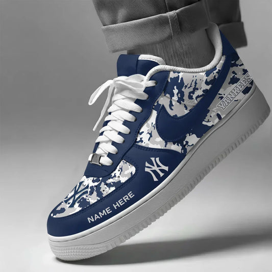 [HOMERUN DEAL] NEW CUSTOMIZED MLB01 NYY NEW YORK YANKEES AF1 SHOES