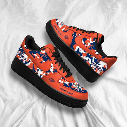 [SLAM DUNK DEAL] NEW CUSTOMIZED NBA01 OCT OKLAHOMA CITY THUNDER AF1 SHOES