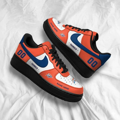 [SLAM DUNK DEAL] NEW CUSTOMIZED NBA01 OCT OKLAHOMA CITY THUNDER AF1 SHOES