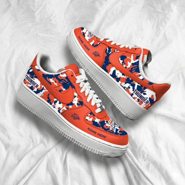 [SLAM DUNK DEAL] NEW CUSTOMIZED NBA01 OCT OKLAHOMA CITY THUNDER AF1 SHOES