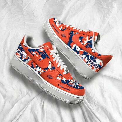 [SLAM DUNK DEAL] NEW CUSTOMIZED NBA01 OCT OKLAHOMA CITY THUNDER AF1 SHOES