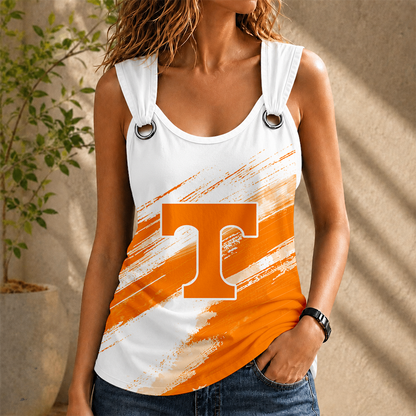 [FAN FAVORITE] NEW CUSTOMIZED NCAA FBS01 TNV TENNESSEE VOLUNTEERS O-RING SHOULDER TANK TOP