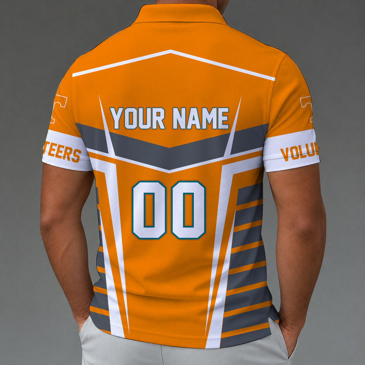 [FAN FAVORITE] NEW CUSTOMIZED NCAA FBS01 TNV TENNESSEE VOLUNTEERS POLO SHIRT