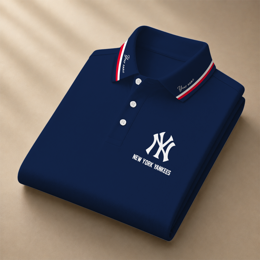 [HOMERUN DEAL] NEW CUSTOMIZED MLB01 NYY NEW YORK YANKEES POLO SHIRT