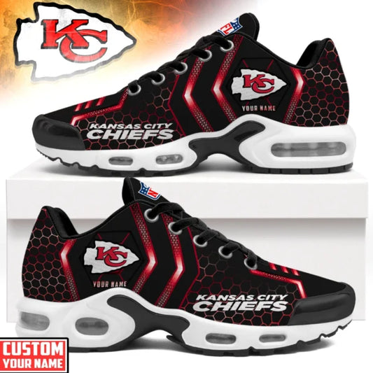[TOUCHDOWN DEAL] NEW CUSTOMIZED NFL01 KCC KANSAS CITY CHIEFS AIR MAX PLUS SNEAKERS