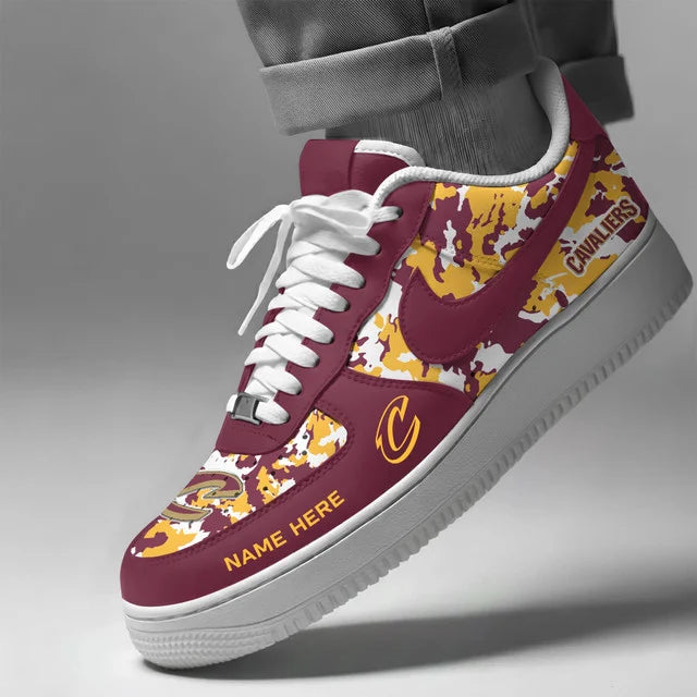 [SLAM DUNK DEAL] NEW CUSTOMIZED NBA02 CCA CLEVELAND CAVALIERS AF1 SHOES