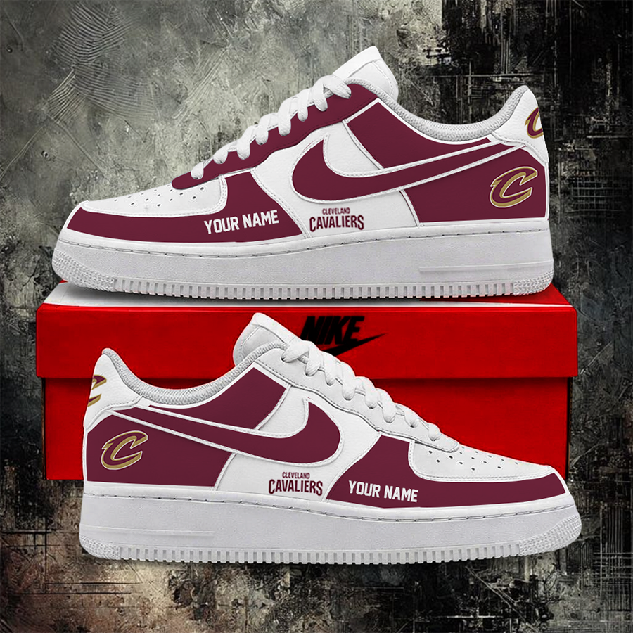 [SLAM DUNK DEAL] NEW CUSTOMIZED NBA02 CCA CLEVELAND CAVALIERS AF1 SHOES