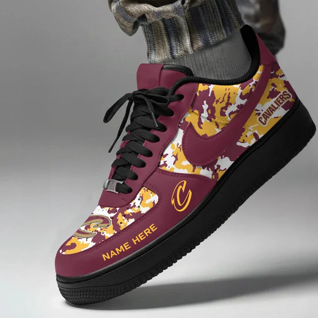 [SLAM DUNK DEAL] NEW CUSTOMIZED NBA02 CCA CLEVELAND CAVALIERS AF1 SHOES