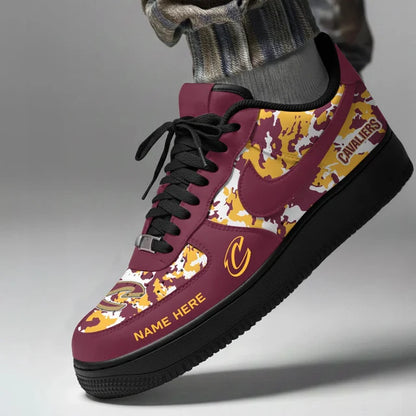 [SLAM DUNK DEAL] NEW CUSTOMIZED NBA02 CCA CLEVELAND CAVALIERS AF1 SHOES