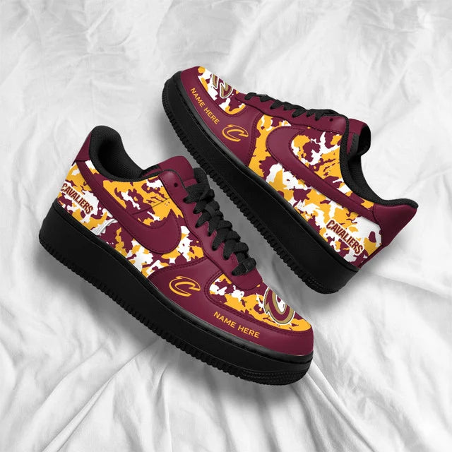 [SLAM DUNK DEAL] NEW CUSTOMIZED NBA02 CCA CLEVELAND CAVALIERS AF1 SHOES