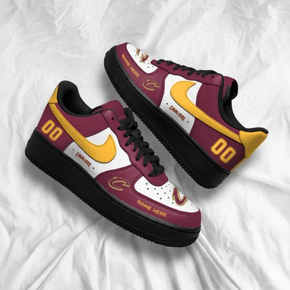 [SLAM DUNK DEAL] NEW CUSTOMIZED NBA02 CCA CLEVELAND CAVALIERS AF1 SHOES