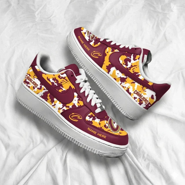 [SLAM DUNK DEAL] NEW CUSTOMIZED NBA02 CCA CLEVELAND CAVALIERS AF1 SHOES
