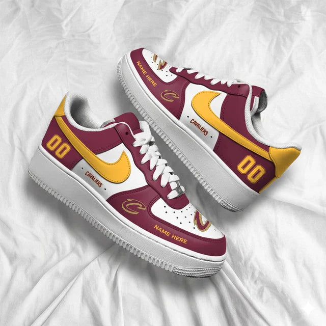[SLAM DUNK DEAL] NEW CUSTOMIZED NBA02 CCA CLEVELAND CAVALIERS AF1 SHOES