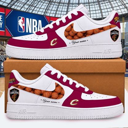 [SLAM DUNK DEAL] NEW CUSTOMIZED NBA02 CCA CLEVELAND CAVALIERS AF1 SHOES