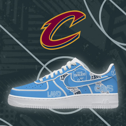[SLAM DUNK DEAL] NEW CUSTOMIZED NBA02 CCA CLEVELAND CAVALIERS AF1 SHOES