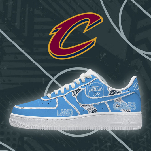 [SLAM DUNK DEAL] NEW CUSTOMIZED NBA02 CCA CLEVELAND CAVALIERS AF1 SHOES