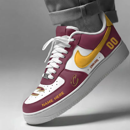 [SLAM DUNK DEAL] NEW CUSTOMIZED NBA02 CCA CLEVELAND CAVALIERS AF1 SHOES