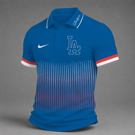 [HOMERUN DEAL] NEW CUSTOMIZED MLB02 LAD LOS ANGELES DODGERS POLO SHIRT