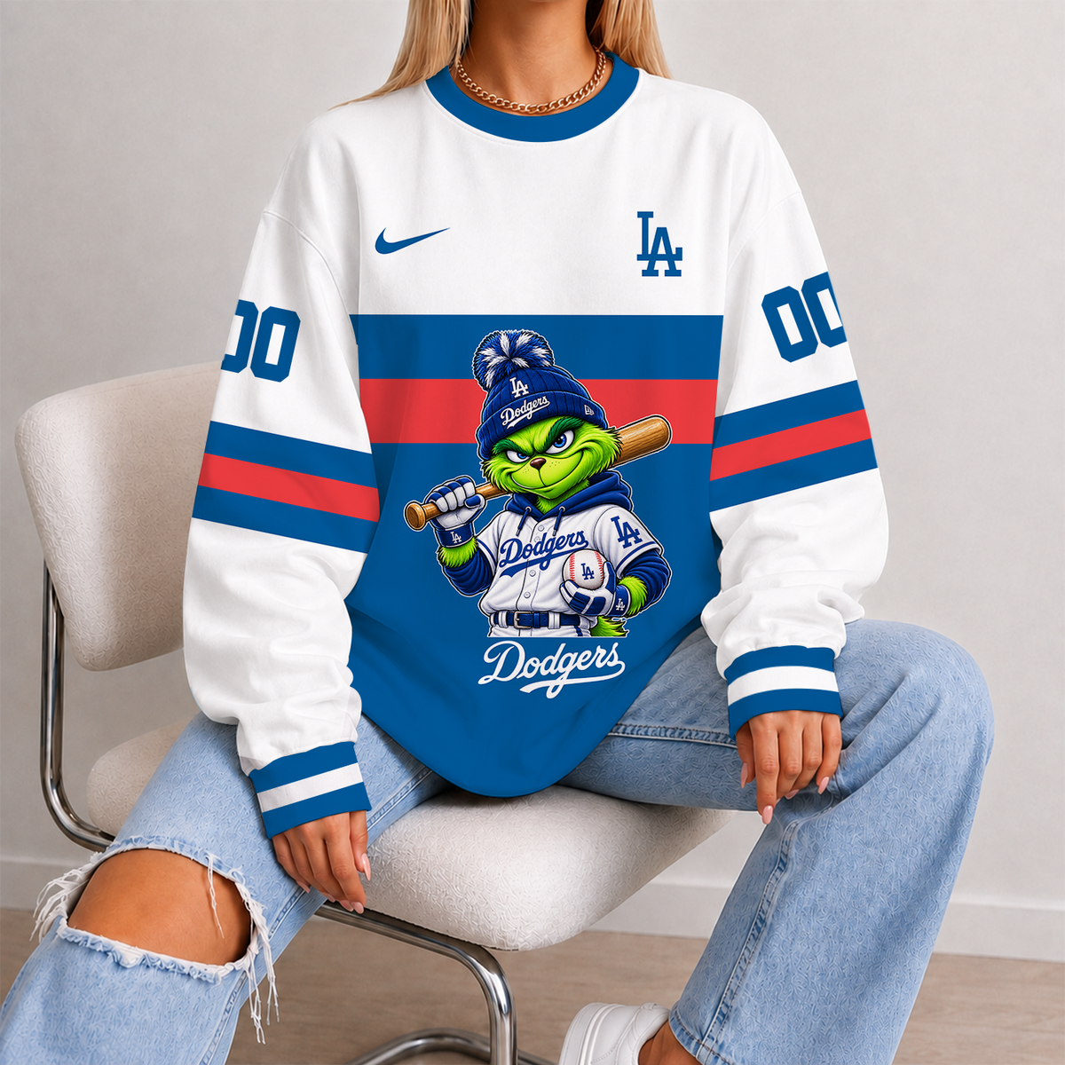 [HOMERUN DEAL] NEW CUSTOMIZED MLB02 LAD LOS ANGELES DODGERS UNISEX SWEATSHIRT
