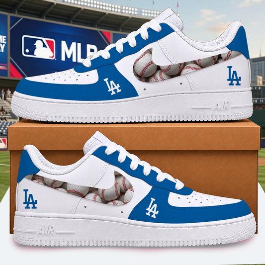 [HOMERUN DEAL] NEW CUSTOMIZED MLB02 LAD LOS ANGELES DODGERS AF1 SHOES