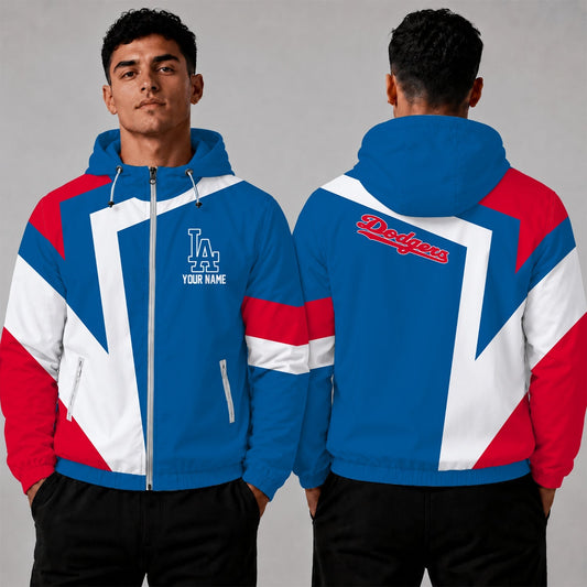 [HOMERUN DEAL] NEW CUSTOMIZED MLB02 LAD LOS ANGELES DODGERS WINDBREAKER JACKET
