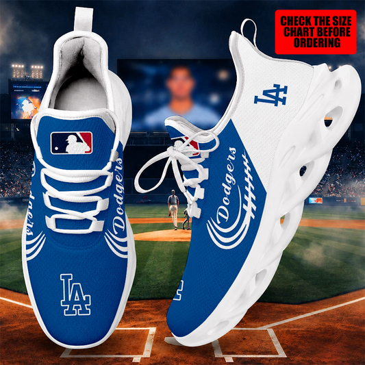 [HOMERUN DEAL] NEW CUSTOMIZED MLB02 LAD LOS ANGELES DODGERS MAX SOUL SHOES