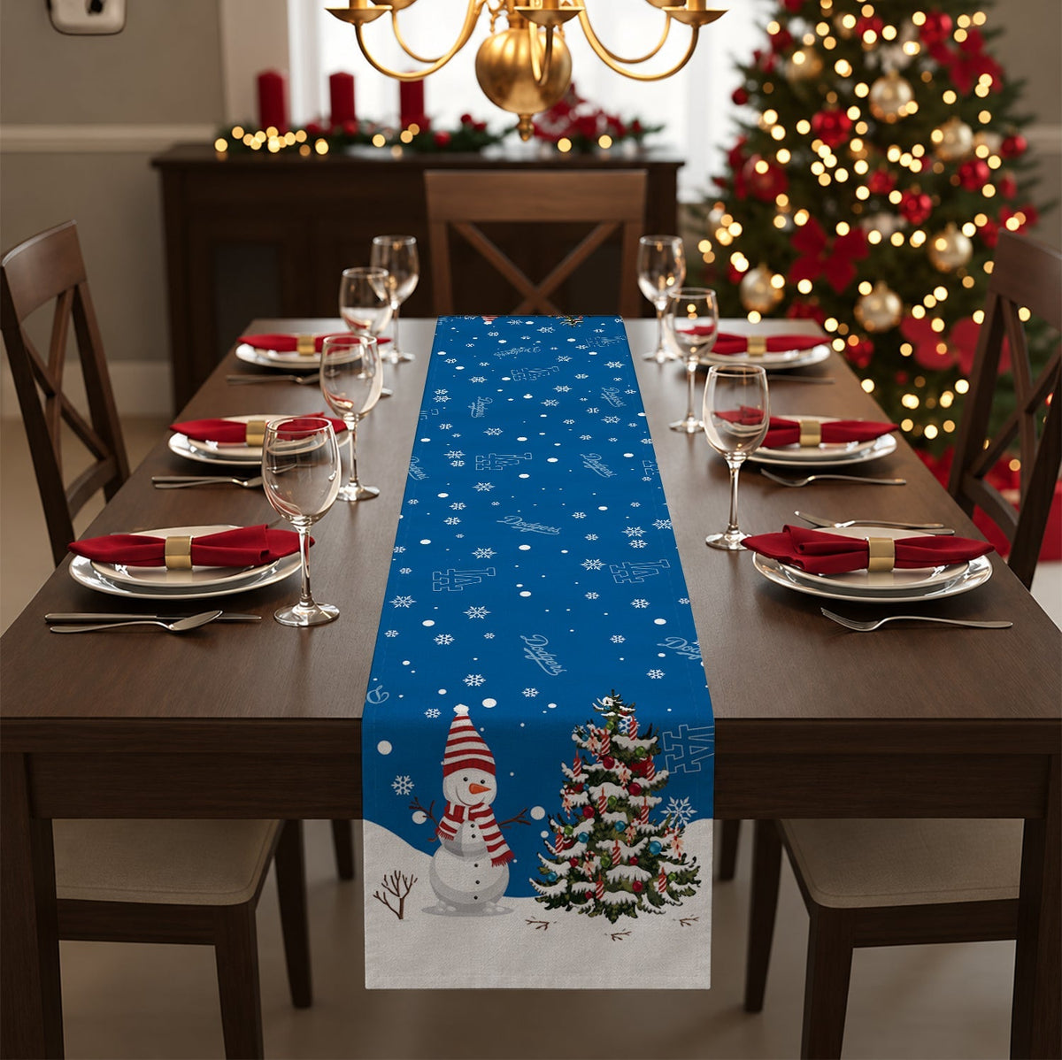[HOMERUN DEAL] NEW CUSTOMIZED MLB02 LAD LOS ANGELES DODGERS TABLE RUNNER