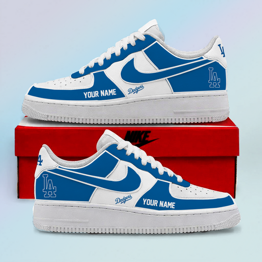 [HOMERUN DEAL] NEW CUSTOMIZED MLB02 LAD LOS ANGELES DODGERS AF1 SHOES