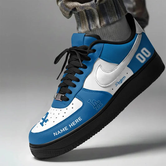 [HOMERUN DEAL] NEW CUSTOMIZED MLB02 LAD LOS ANGELES DODGERS AF1 SHOES