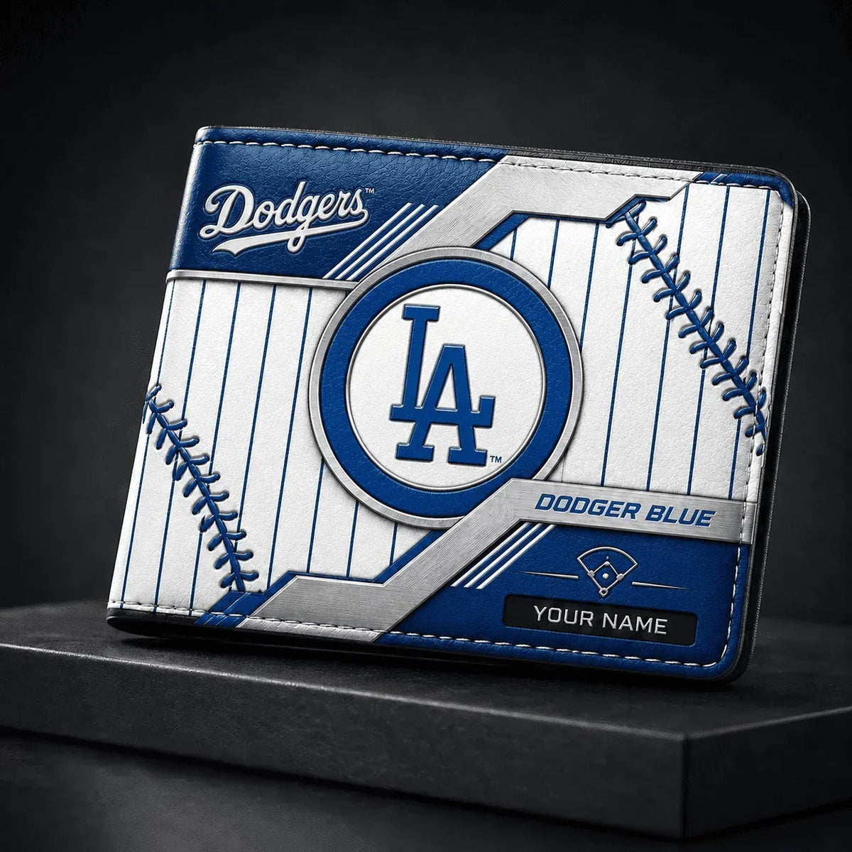 [HOMERUN DEAL] NEW CUSTOMIZED MLB02 LAD LOS ANGELES DODGERS LEATHER WALLET