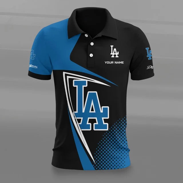 [HOMERUN DEAL] NEW CUSTOMIZED MLB02 LAD LOS ANGELES DODGERS POLO SHIRT
